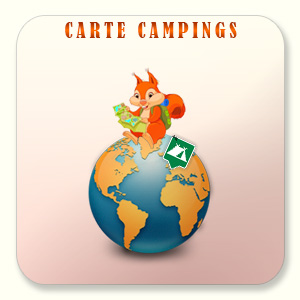 Carte des campings en France